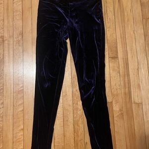 Velvet Purple Pants